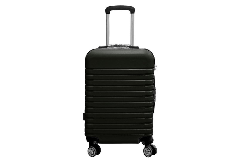 Βαλίτσα Καμπίνας Ionion Stripes Μ35xΠ23xY55cm Μαύρο