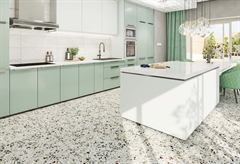 Πλακάκι Δαπέδου Πορσελανάτο Terrazzo Veneto 60x60cm Λευκό