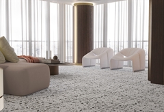 Πλακάκι Δαπέδου Πορσελανάτο Terrazzo Veneto 60x60cm Λευκό