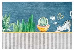 Πατάκι Ionion Cactus & Cat 110x70cm