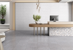 Πλακάκι Δαπέδου Κεραμικό Quarz 45x45cm Λευκό