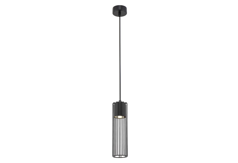 Κρεμαστό Φωτιστικό Misi GU10 Φ7.5xΥ27cm Μαύρο