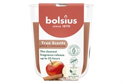 Αρωματικό Κερί Bolsius True Scents Φ8x7.3cm Apple Cinnamon