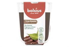Αρωματικό Κερί Bolsius True Scents Φ9.5x8.5cm Oud Wood