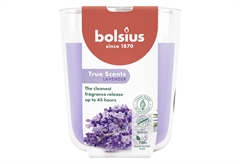 Αρωματικό Κερί Bolsius True Scents Φ9.5x8.5cm Lavender