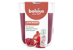 Αρωματικό Κερί Bolsius True Scents Φ9.5x8.5cm Pomegranate