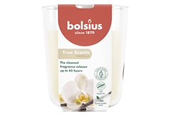 Αρωματικό Κερί Bolsius True Scents Φ9.5x8.5cm Vanilla
