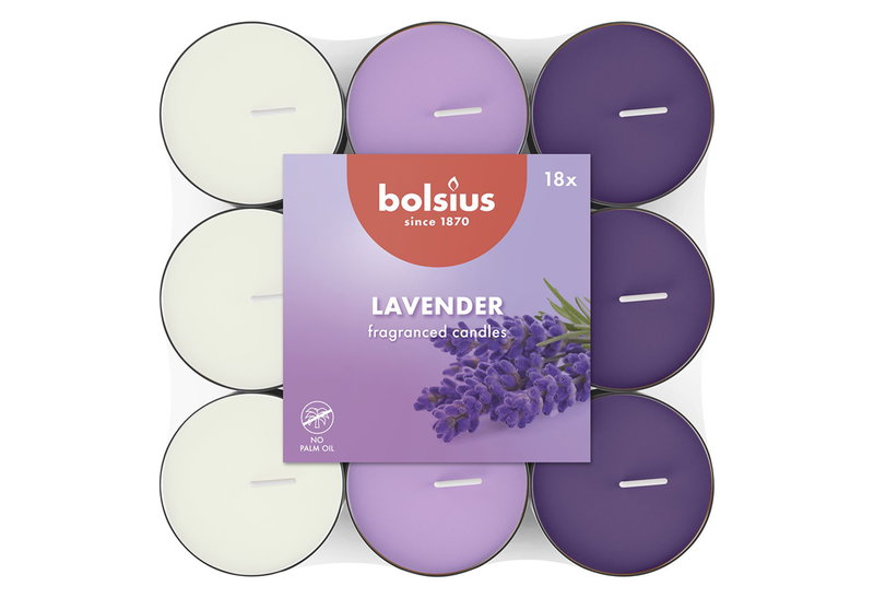 Σετ Αρωματικά Ρεσώ Bolsius Basic Lavender 18τμχ
