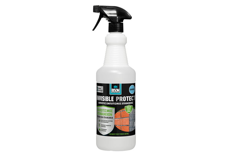 Αδιαβροχοποιητικό Επιφανειών Σιλανίου Bison Invisible Protect 1lt
