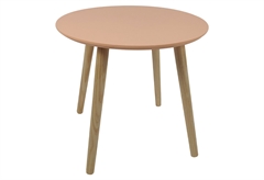 Βοηθητικό Τραπέζι Homefit Tres Πορτοκαλί Φ48xΥ44.5cm