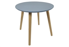 Βοηθητικό Τραπέζι Homefit Tres Γαλάζιο  Φ48xΥ44.5cm