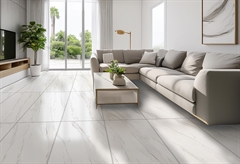 Πλακάκι Δαπέδου Πορσελανάτο Aurora Soft Light 60x120cm Λευκό