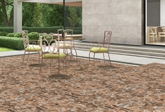 Πλακάκι Δαπέδου Πορσελανάτο Rivestone 45x45cm Καφέ