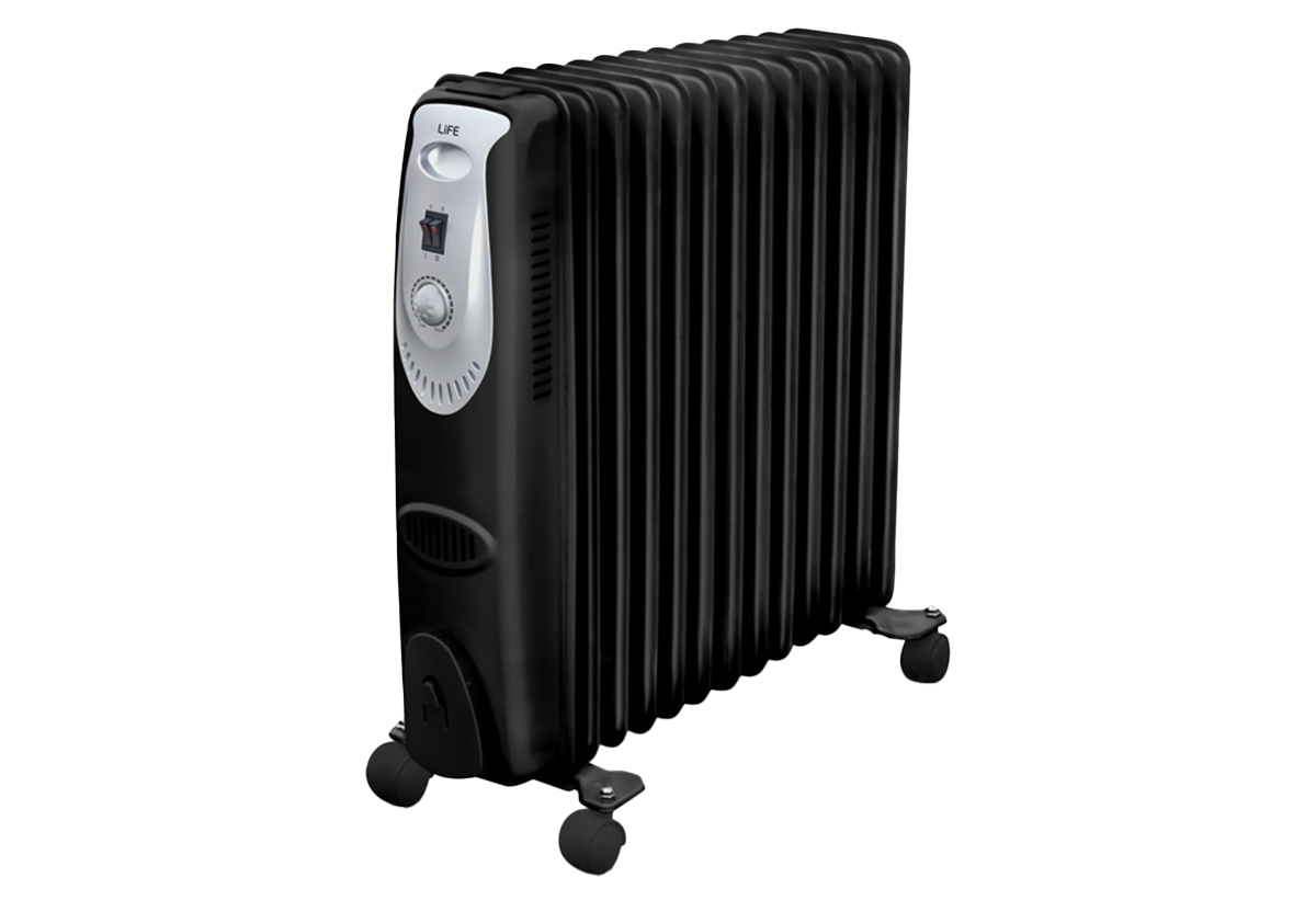 Καλοριφέρ Λαδιού Life Comfy XL Dark 13 Φέτες 2500W