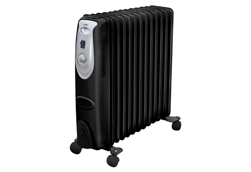 Life Comfy XL Dark Καλοριφέρ Λαδιού 13 Φέτες 2500W