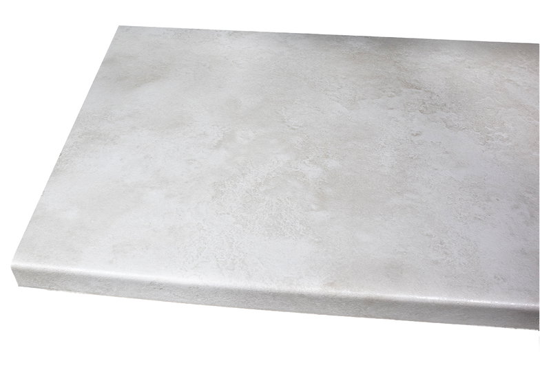 Πάγκος Κουζίνας Alfa Wood Ceramic Γκρι 05063 Μορφή U 410x60cm 28mm