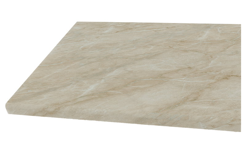Πάγκος Κουζίνας Alfa Wood Zodia Μπεζ Ανοιχτό 06254 Μορφή U 410x60cm 28mm
