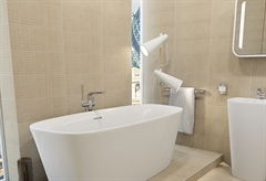 Πλακάκι Τοίχου Κεραμικό Evona Taupe Mosaic 20x50cm Μπεζ