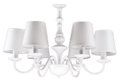 Κρεμαστό Φωτιστικό Home Lighting Belo 6xE14 Φ59cm Λευκό