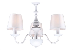 Κρεμαστό Φωτιστικό Home Lighting Belo 3xE14 Φ59cm Λευκό