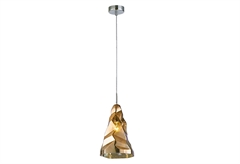 Κρεμαστό Φωτιστικό Home Lighting Luigi E14 Φ15.5cm Χρυσό