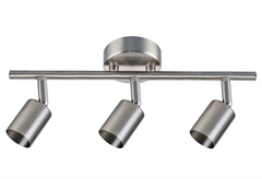 Σποτ Τριπλό Φos_Μe Irma GU10 Satin Nickel