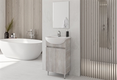 Έπιπλο Μπάνιου με Καθρέπτη Drop Milano 55cm Μπεζ