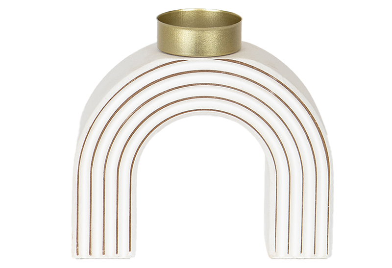 Κηροπήγιο με Μεταλλική Βάση Eurolamp 14.5cm