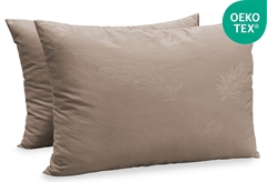 Σετ Μαξιλάρι Ύπνου Easy Home Colours 70x50cm Taupe 2τμχ