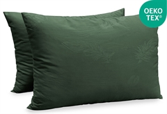 Σετ Μαξιλάρι Ύπνου Easy Home Colours 70x50cm Σκούρο Πράσινο 2τμχ