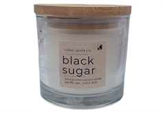 Αρωματικό Κερί Black Sugar 8x8cm σε Βάζο με Καπάκι