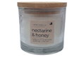 Αρωματικό Κερί Nectarine & Honey 8x8cm σε Βάζο με Καπάκι