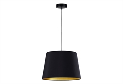 Κρεμαστό Φωτιστικό Gallis Contrast Μαύρο/Χρυσό E27