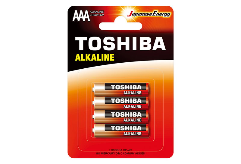 Μπαταρίες Αλκαλικές ΑΑΑ Toshiba Entry Level 4τμχ