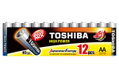 Μπαταρίες Αλκαλικές ΑΑ Toshiba Multipacks High Power 12τμχ