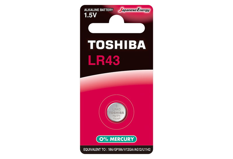 Μπαταρία Αλκαλική LR43 Toshiba Buttons