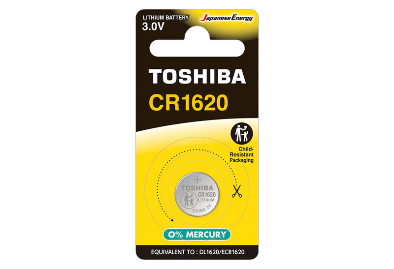 Μπαταρία Λιθίου CR1620 Toshiba Buttons