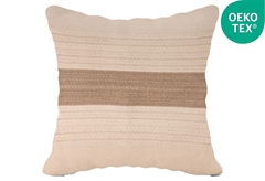 Διακοσμητικό Μαξιλάρι Zakartex 40x40cm Natural Beige Crochet