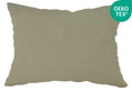 Διακοσμητική Μαξιλαροθήκη Zakartex 50x30cm Solid Dark Khaki