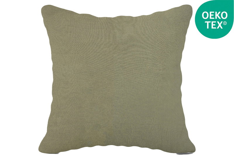 Διακοσμητικό Μαξιλάρι Zakartex 40x40cm Solid Dark Khaki