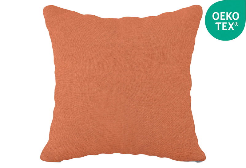 Διακοσμητικό Μαξιλάρι Zakartex 40x40cm Solid Terracotta