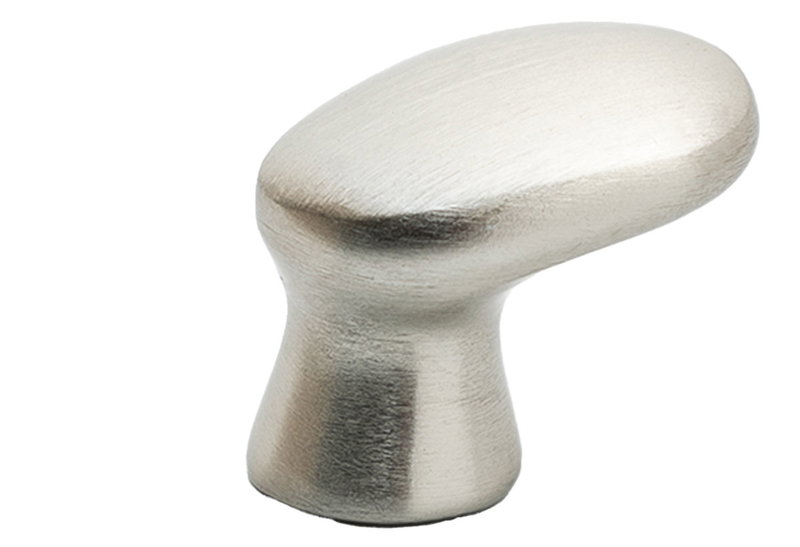 Πομολάκι Conset Απλό 25.5x12x12mm Ρίγα Ματ Νικέλ