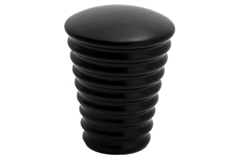 Πομολάκι Conset Ριγέ 26.8x20x20mm Ματ Μαύρο