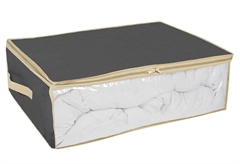 Θήκη Φύλαξης Ρούχων Ionion Μ55xΠ45xΥ25cm Σκούρο Γκρι