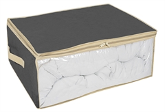 Θήκη Φύλαξης Ρούχων Ionion Μ60xΠ40xΥ30cm Σκούρο Γκρι