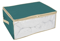 Θήκη Φύλαξης Ρούχων Ionion Μ60xΠ50xΥ35cm Πετρόλ