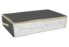 Θήκη Φύλαξης Ρούχων Ionion Μ100xΠ50xΥ20cm Σκούρο Γκρι