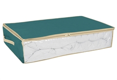 Θήκη Φύλαξης Ρούχων Ionion Μ100xΠ50xΥ20cm Πετρόλ