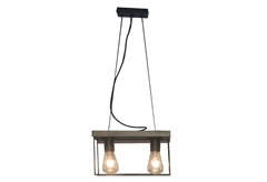Κρεμαστό Φωτιστικό Arte Illumina Rustic 2xE27