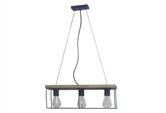 Κρεμαστό Φωτιστικό Arte Illumina Rustic 3xE27